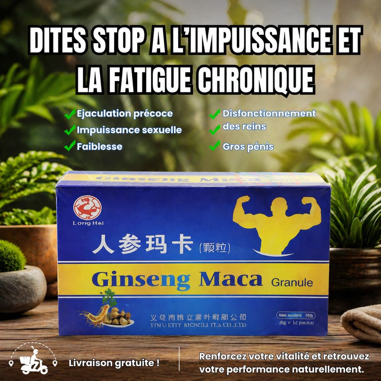 Granulé Ginseng Maca